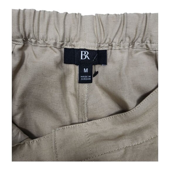 Banana Republic Arcata Tencel Linen Easy Trouser Womens Medium M Tan Pants C01X - Picture 5 of 6